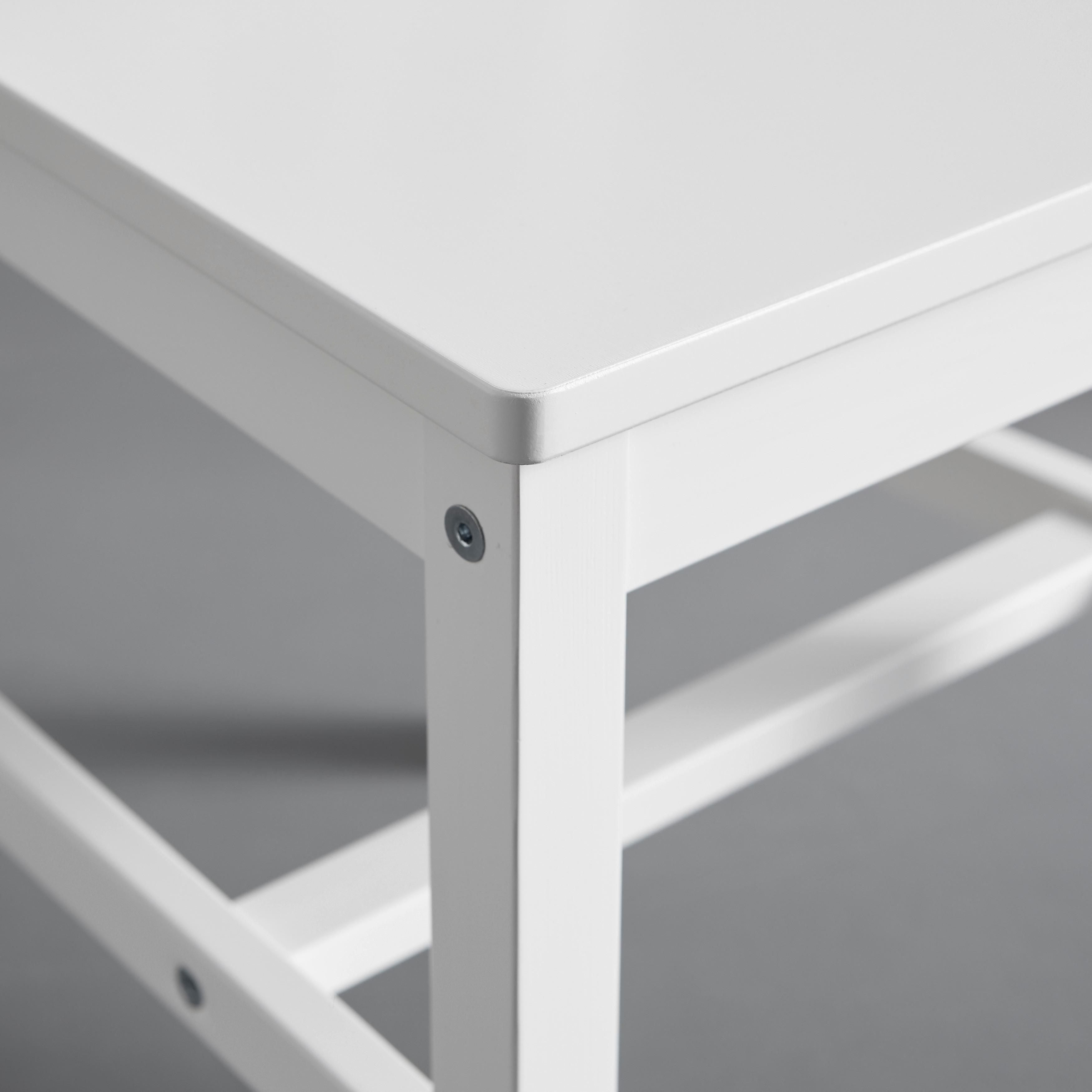 MATGRUPP AMIRA - vit, Modern, trä (118/43/75/40.5/73/86cm) - Bessagi Home