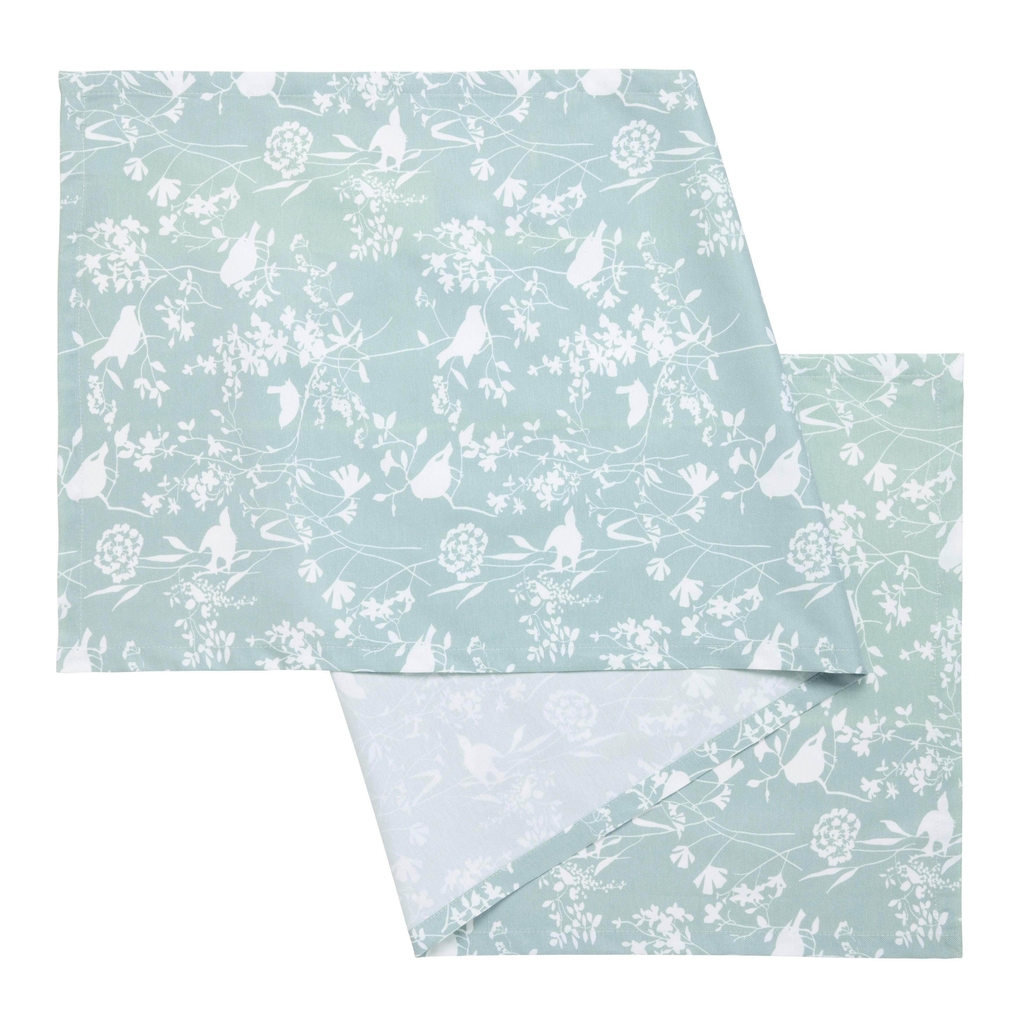 Tischläufer Steffi Salbeigrün ca. 45x150cm - Salbeigrün, Lifestyle, Textil (45/150cm) - Mary's