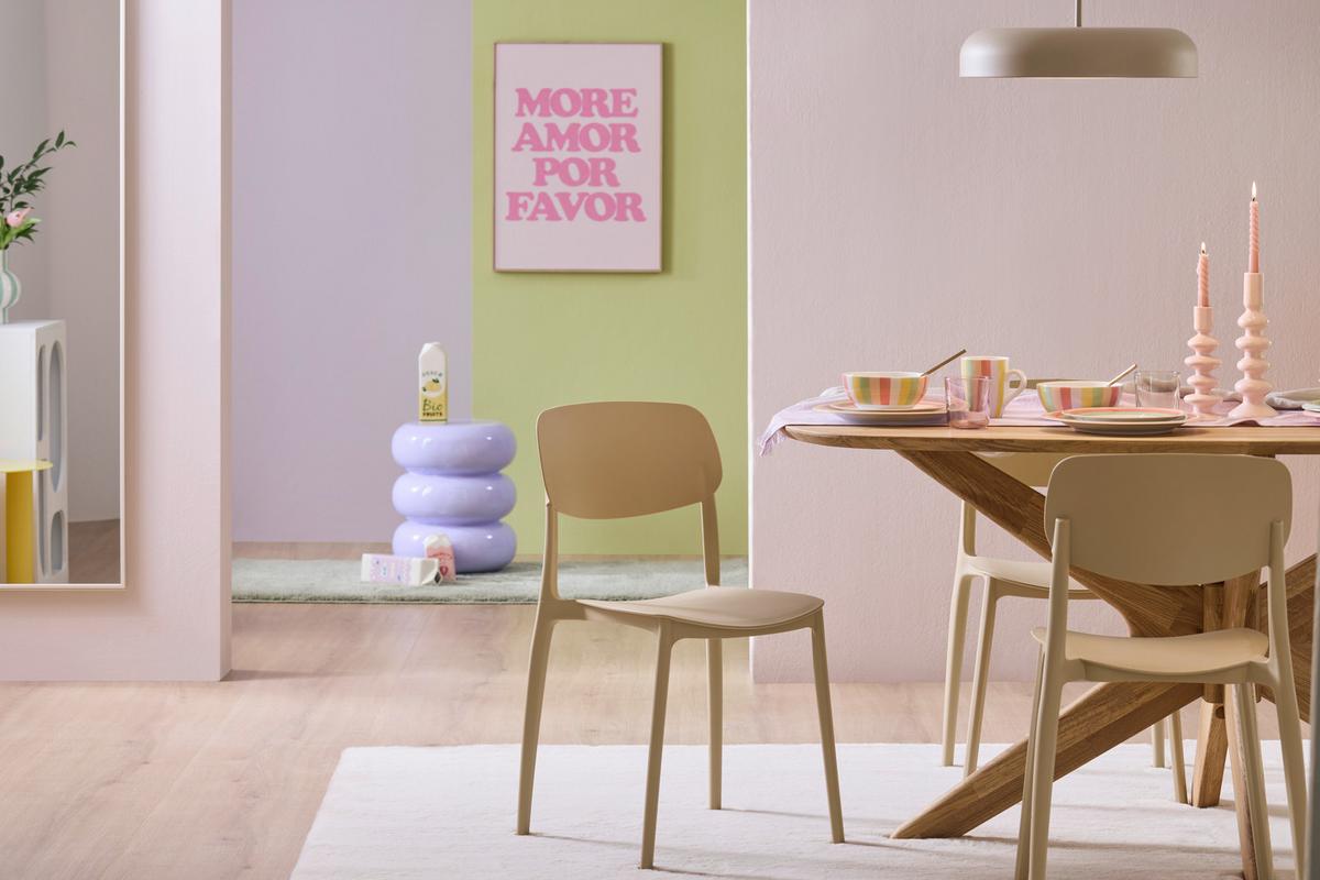 Stol Jiri -Based- - bež, Moderno, umetna masa (44/78/49cm) - Based