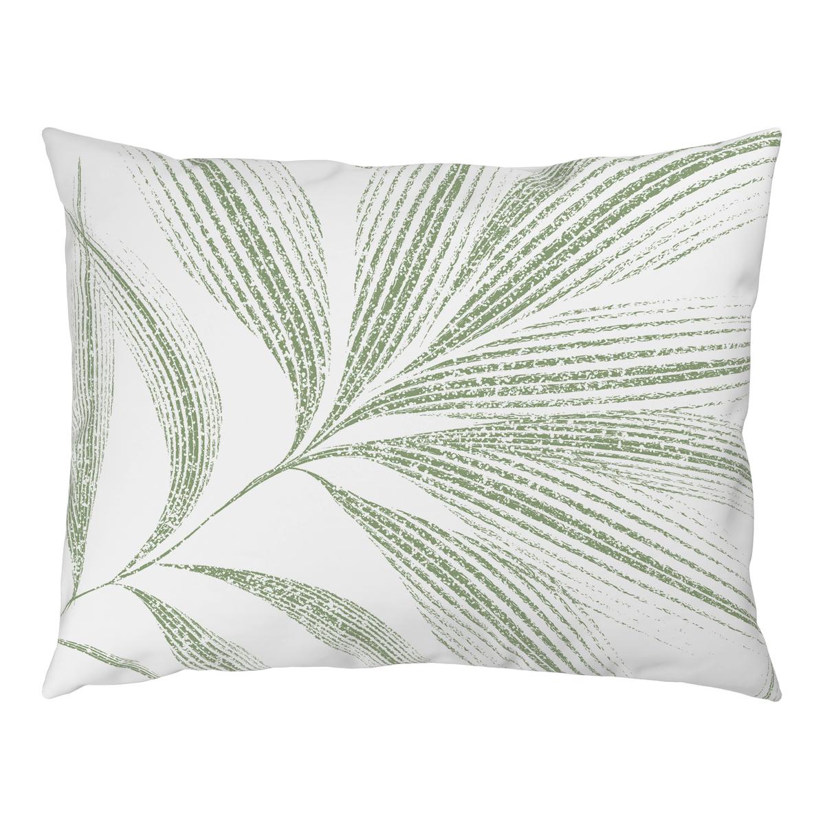 Posteljina Melefa Xxl 200x200/2x60x80cm - bijela/zelena, Konvencionalno, tekstil (200/200cm) - Mömax