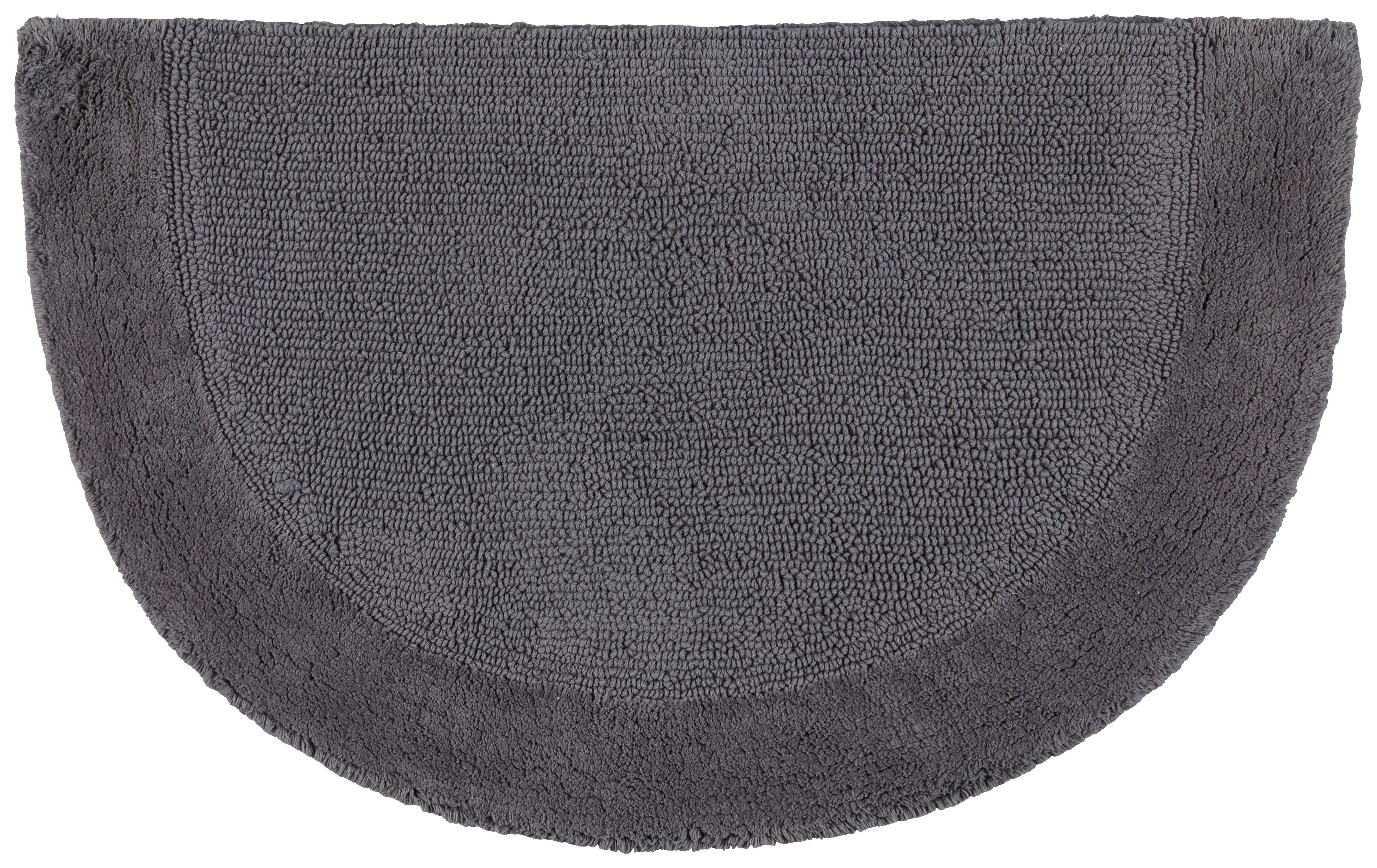 Fürdőszobaszőnyeg Karen - antracit, Konventionell, textil (50/80cm) - Premium Living