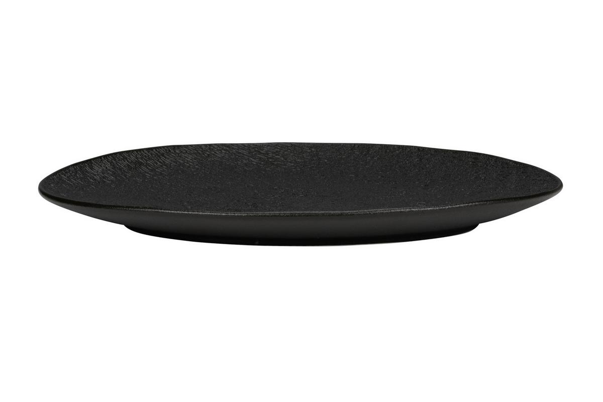 Lapostányér Haruki - fekete, Modern, kerámia (28/24,8/2,5cm) - Mömax
