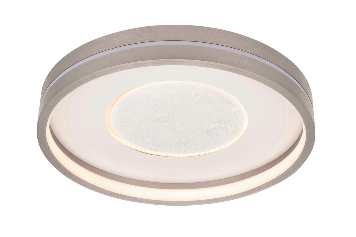 LAMPA SUFITOWA LED BAKERSFIELD *SBN* - szary, Design, metal (38/8,5cm) - Novel