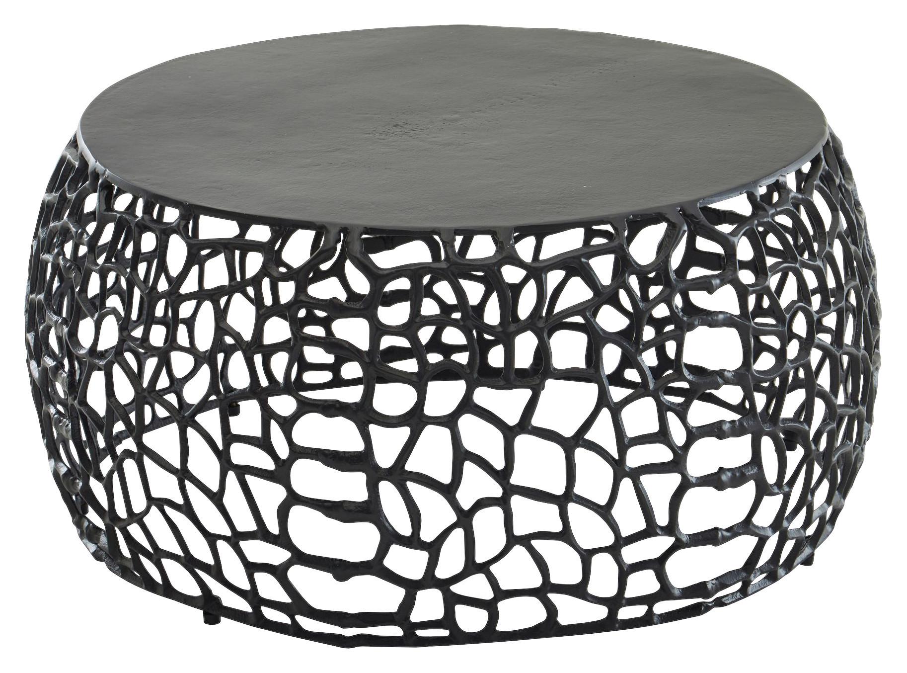 Klubska Miza Wohnling - črna, Design, kovina (66/66/30cm) - MID.YOU