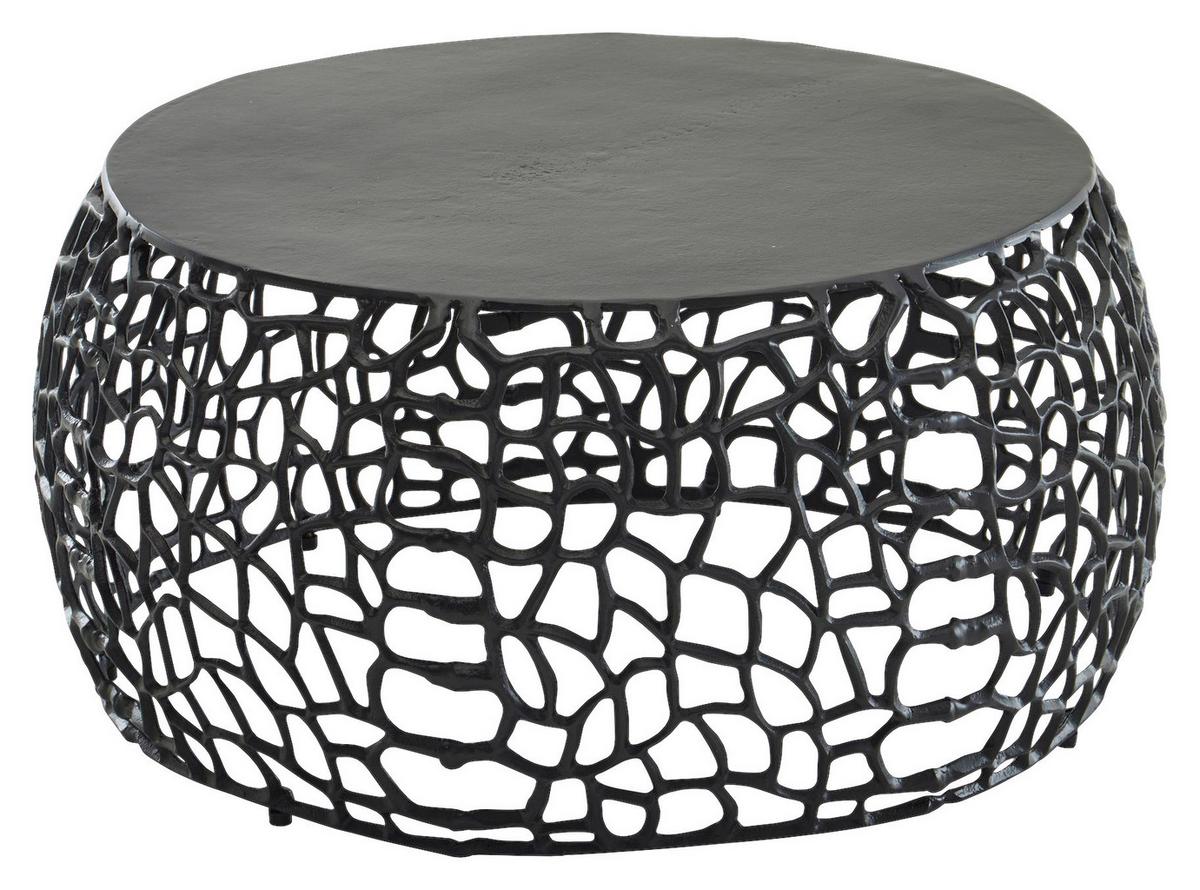 Klubska Miza Wohnling - črna, Design, kovina (66/66/30cm) - MID.YOU