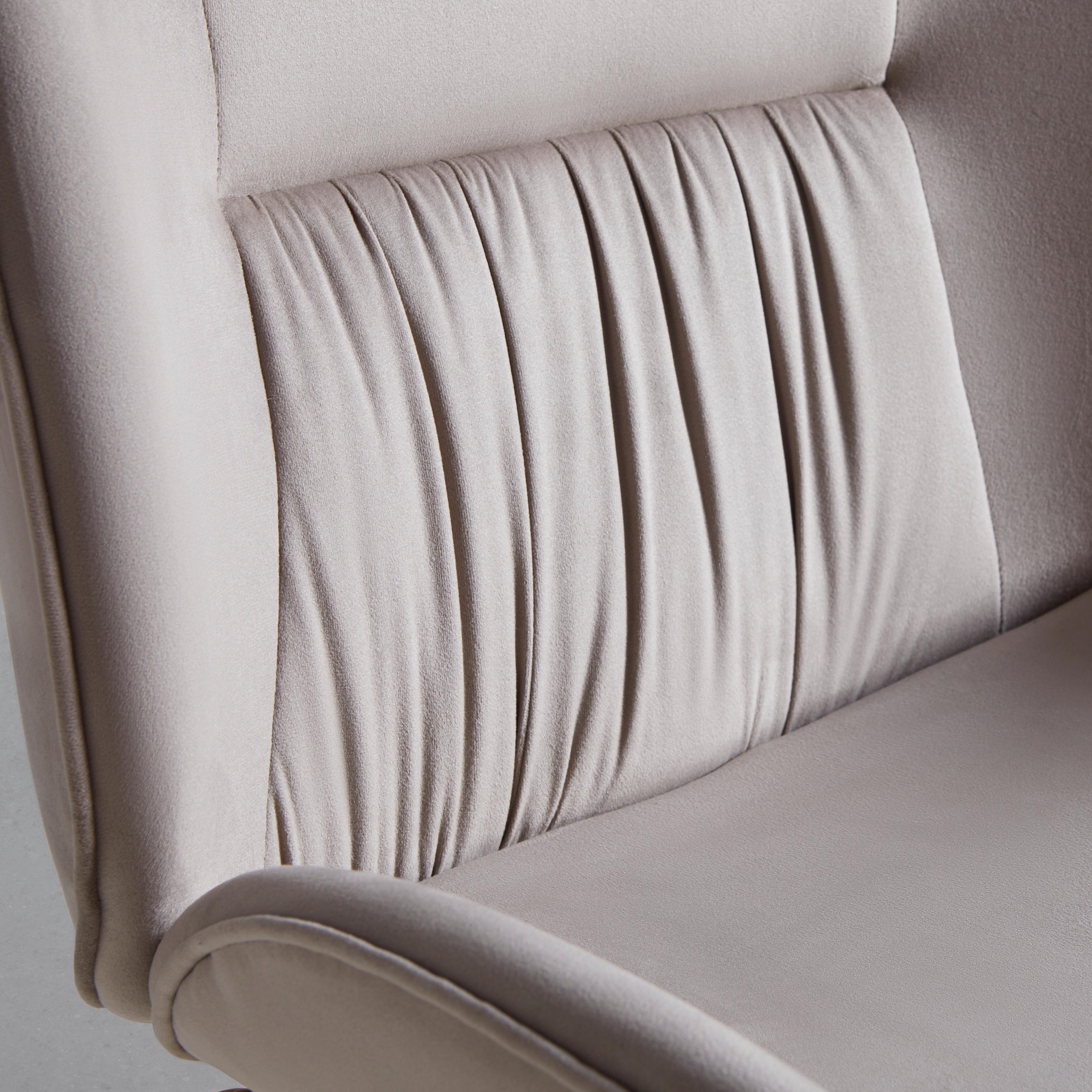 STOL AZRA - beige/guldfärgad, Trend, metall/trä (48/85/61cm) - Mömax