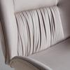 STOL AZRA - beige/guldfärgad, Trend, metall/trä (48/85/61cm) - Mömax