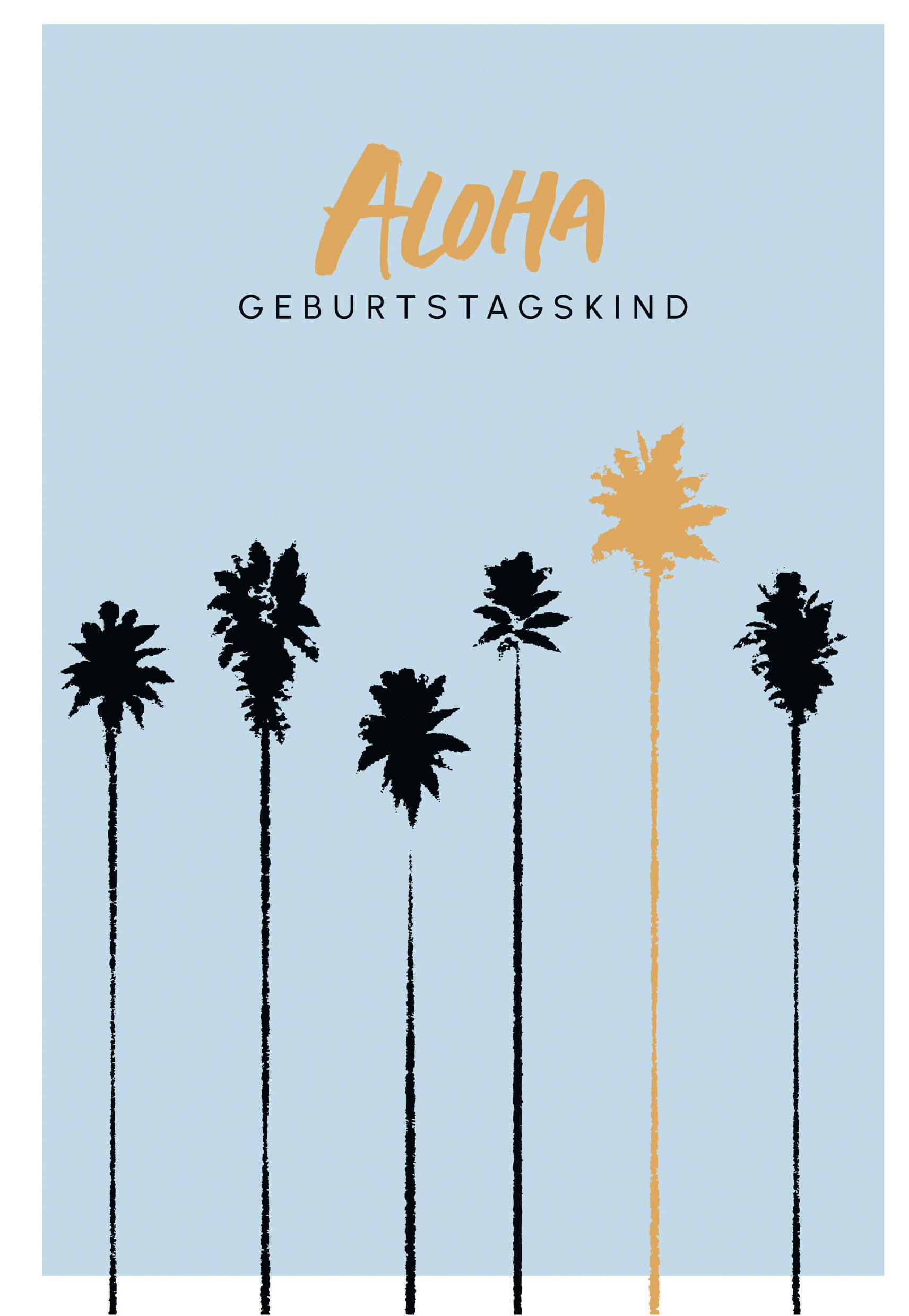 Glückwunschkarte Edelschwarz Multicolor - Basics, Papier (13/18cm)