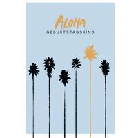 Glückwunschkarte Edelschwarz Multicolor - Basics, Papier (13/18cm)