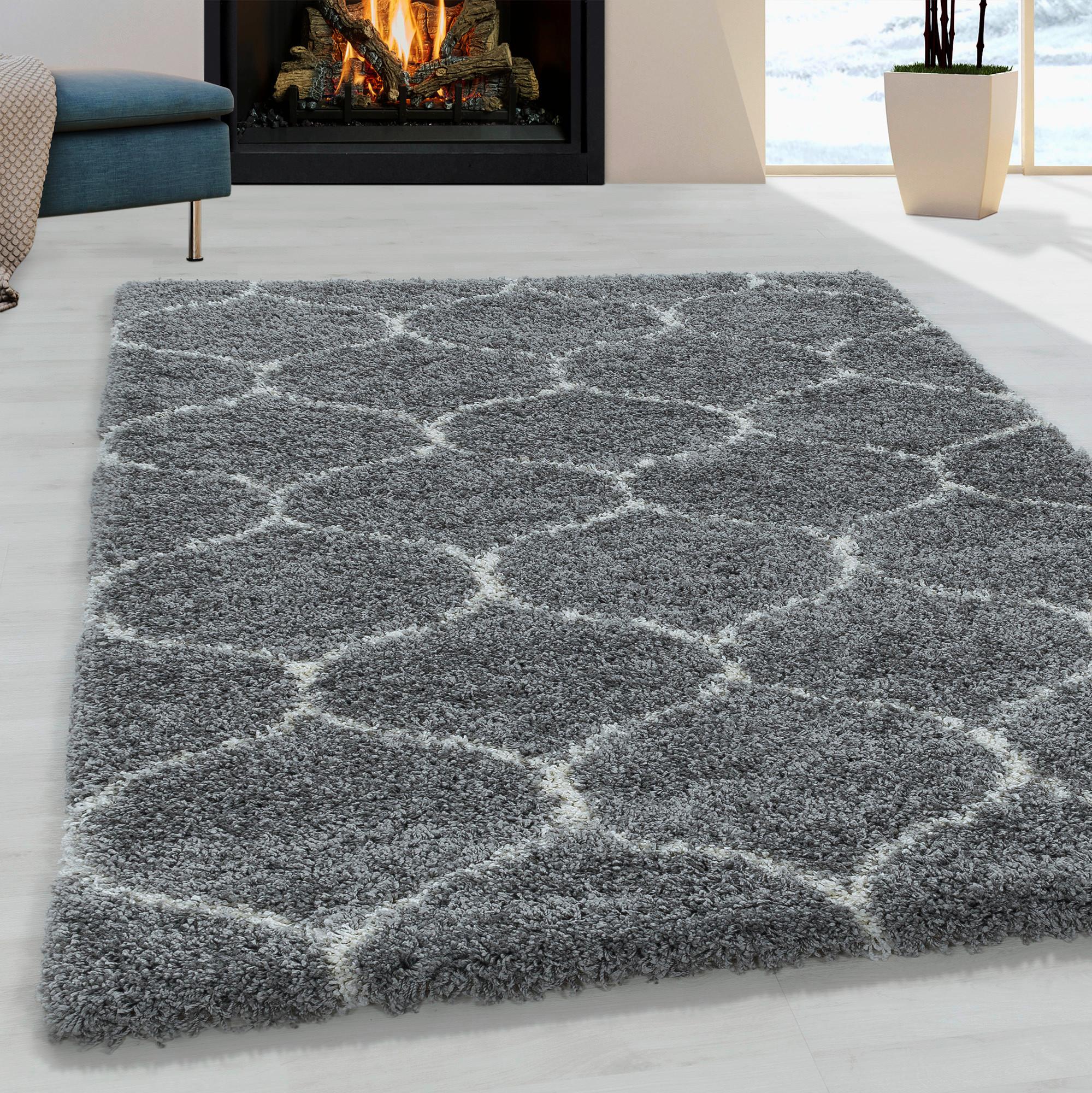 Webteppich Salsa Grau ca. 80x250cm - Grau, Design, Textil (80/250cm)