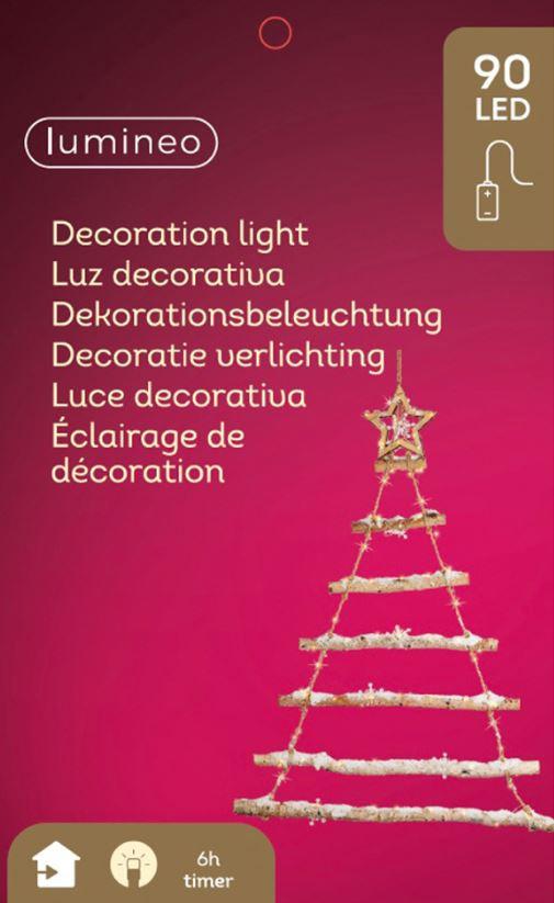 DRZEWO DEKORACYJNE 481001 - kolor naturalny, Trend, drewno (70/90/2,5cm) - X-Mas