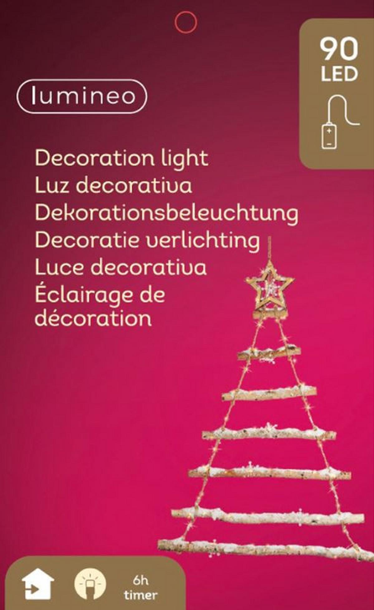 DRZEWO DEKORACYJNE 481001 - kolor naturalny, Trend, drewno (70/90/2,5cm) - X-Mas