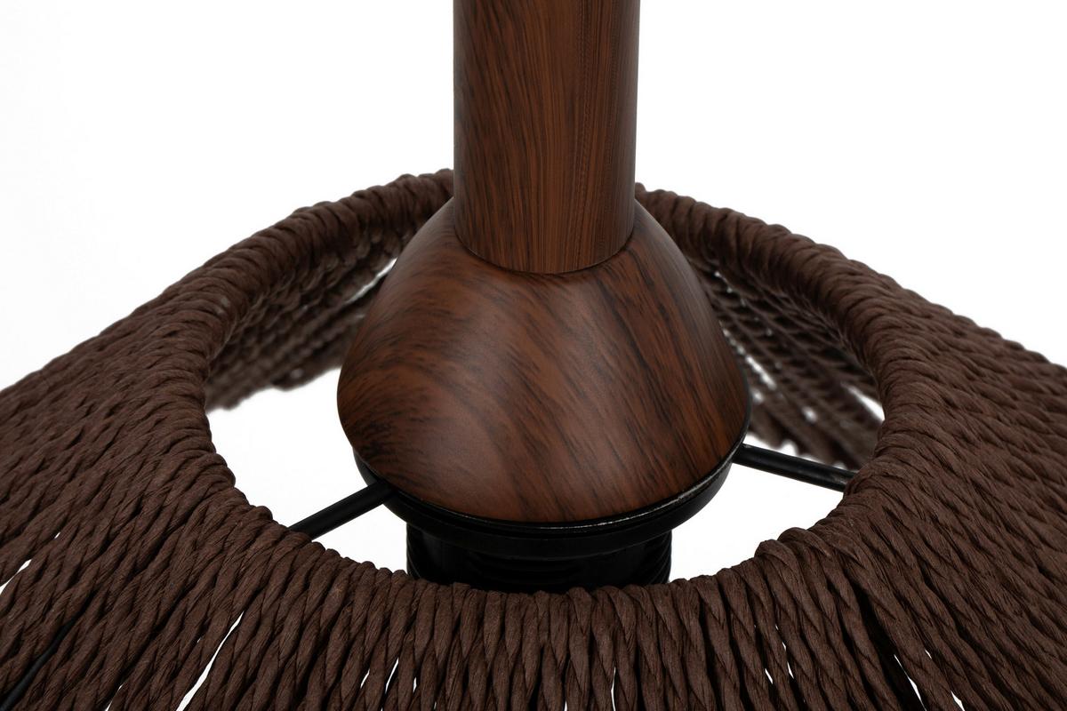 LAMPA SUFITOWA KESHIA - brązowy, Design, metal/papier (40/31cm) - Collet's Monde