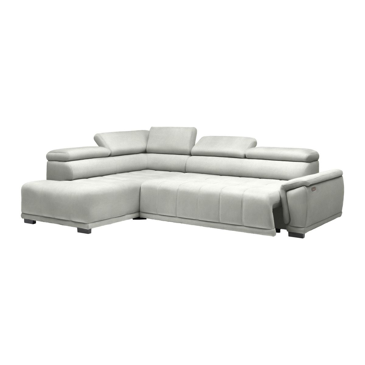 Ecksofa Gremio Links Sandfarben - Sandfarben/Schwarz, MODERN, Kunststoff/Textil (106/77-100/283-206cm) - Premium Living