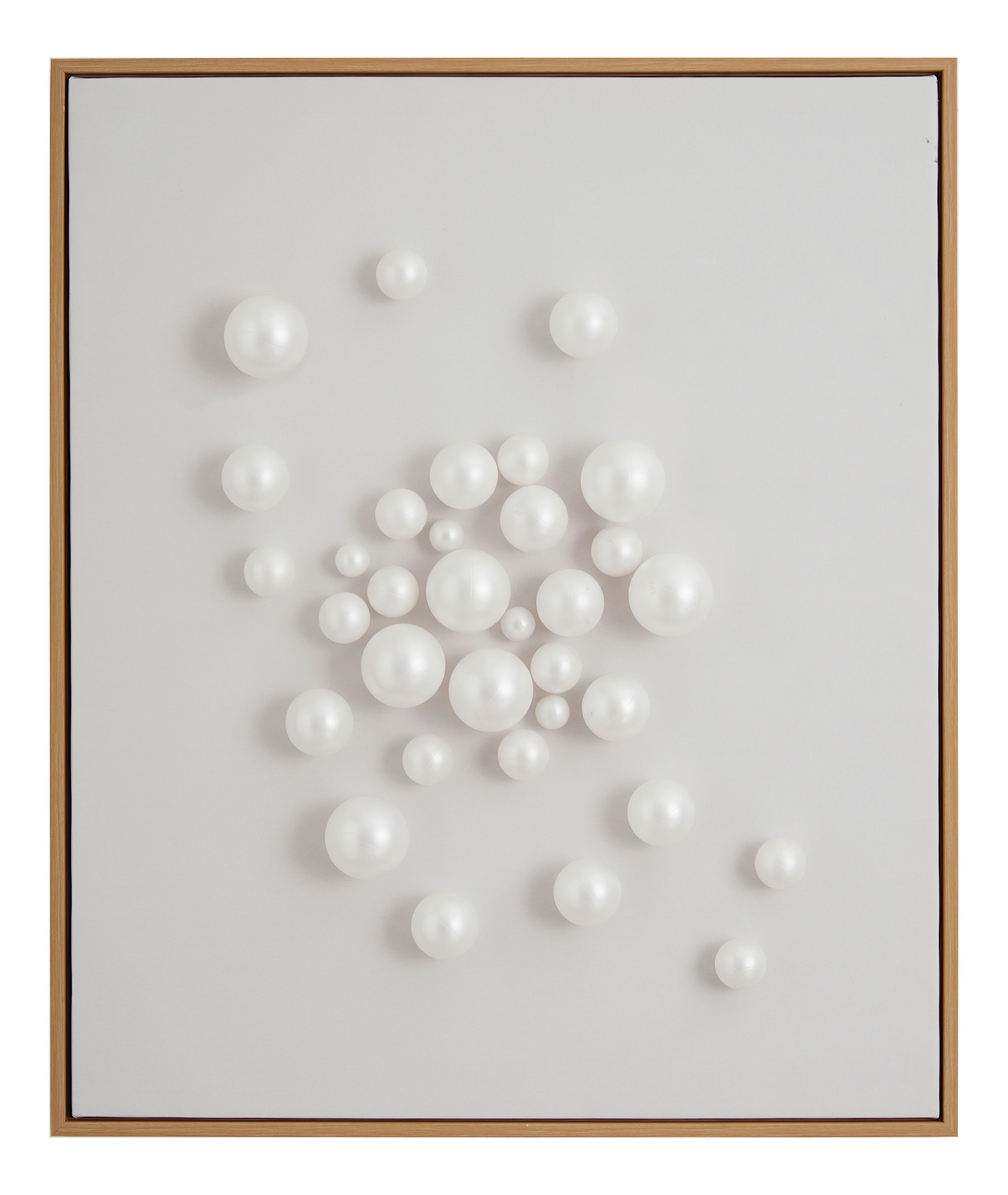 Slika Na Platnu Pearl - bela/naravne barve, Moderno, kovina/umetna masa (52,1/62,1cm) - Mömax