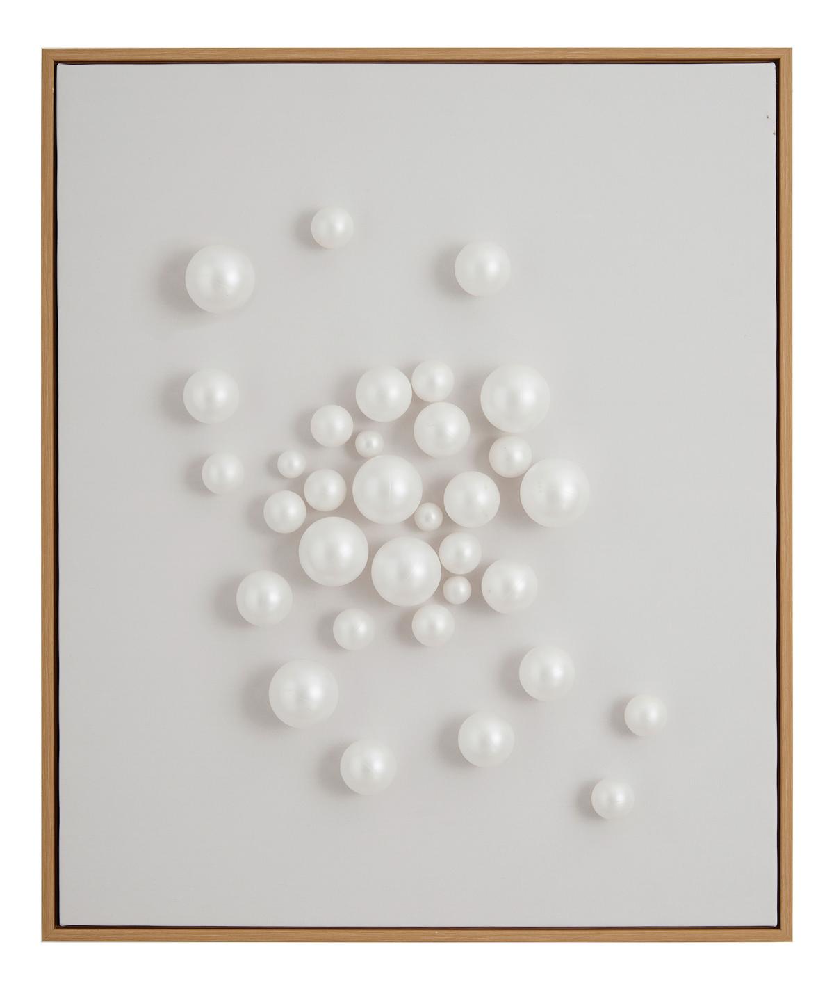 Slika Na Platnu Pearl - bela/naravne barve, Moderno, kovina/umetna masa (52,1/62,1cm) - Mömax
