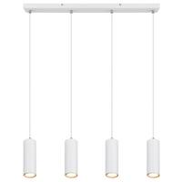 Hängeleuchte Robby max. 35 Watt - Weiß, Design, Metall (65/6/120cm) - Globo