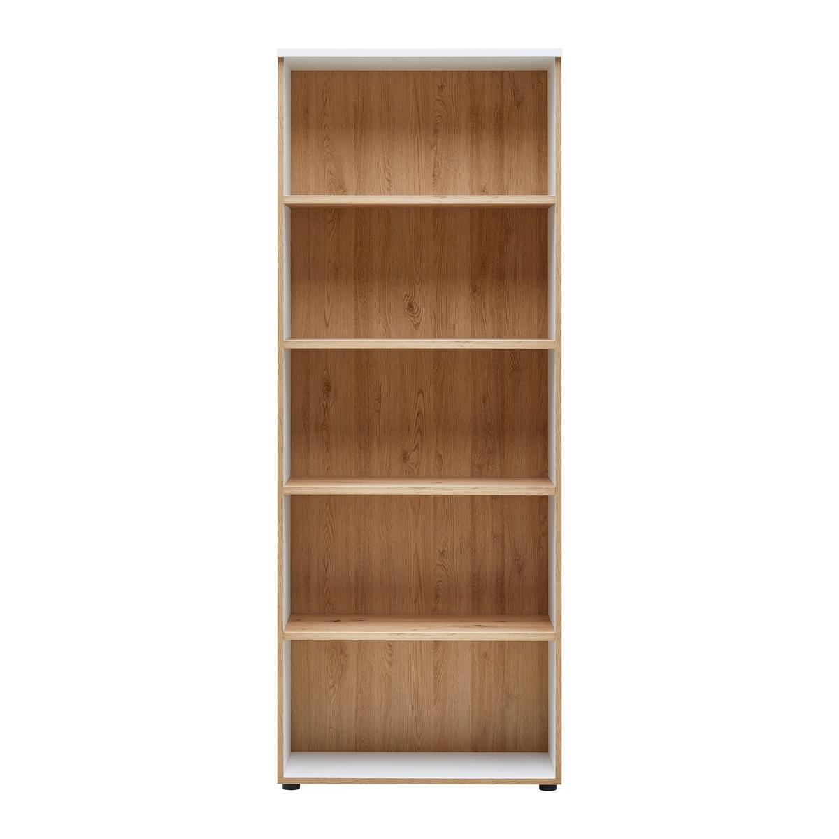 Polc Dallas - Artisan tölgy/fehér, Modern, faalapú anyag (75/197/38cm) - Mömax