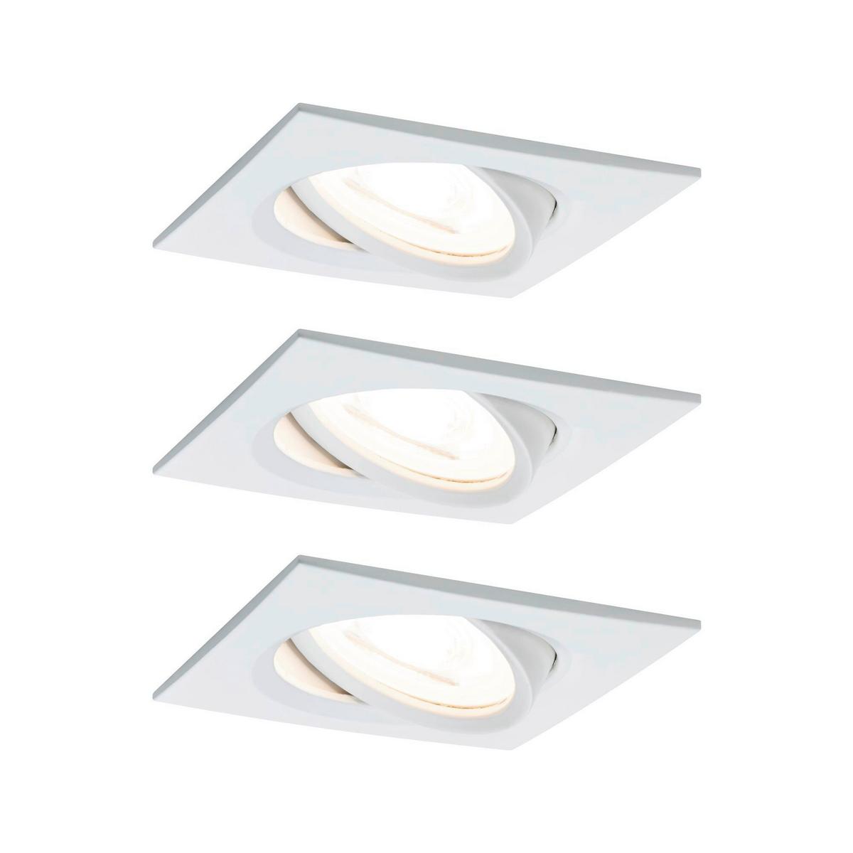 Deckenleuchte Nova max. 6,5 Watt, 3-teilig - Basics (8,4/8,4cm) - Paulmann