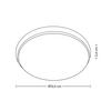LED-DEKORATIONSLAMPA BRUSI - vit, Modern, plast (12,5/2,4cm) - Modern Living