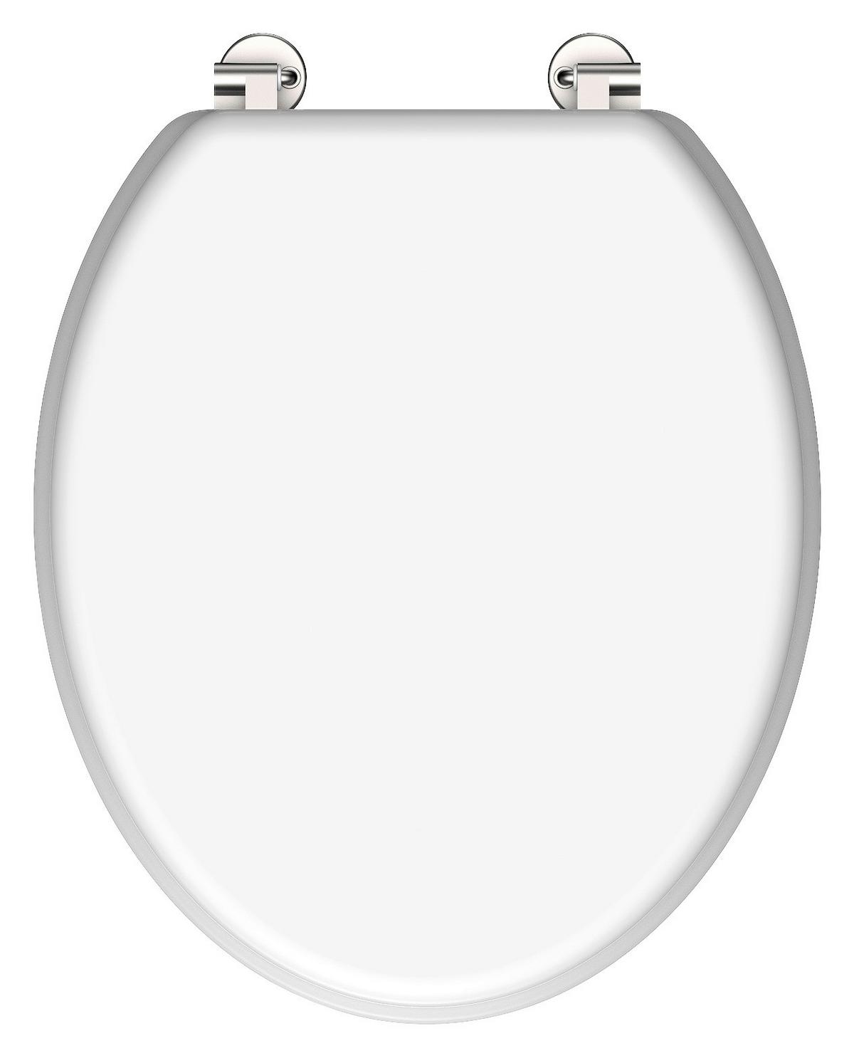 Toaletna Daska 84000 - bijela, Konvencionalno, drvni materijal (38,0/44,0cm)