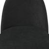 STOL ELORA - svart, Modern, metall/textil (48/86/55cm) - Bessagi Home