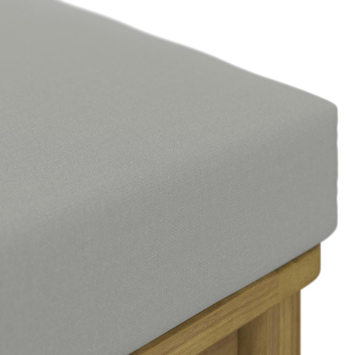 TARASOWY ELEMENT NAROŻNY LARIO - kolor akacjowy/greige, Natur, drewno (75/59/75cm) - Ambia Garden