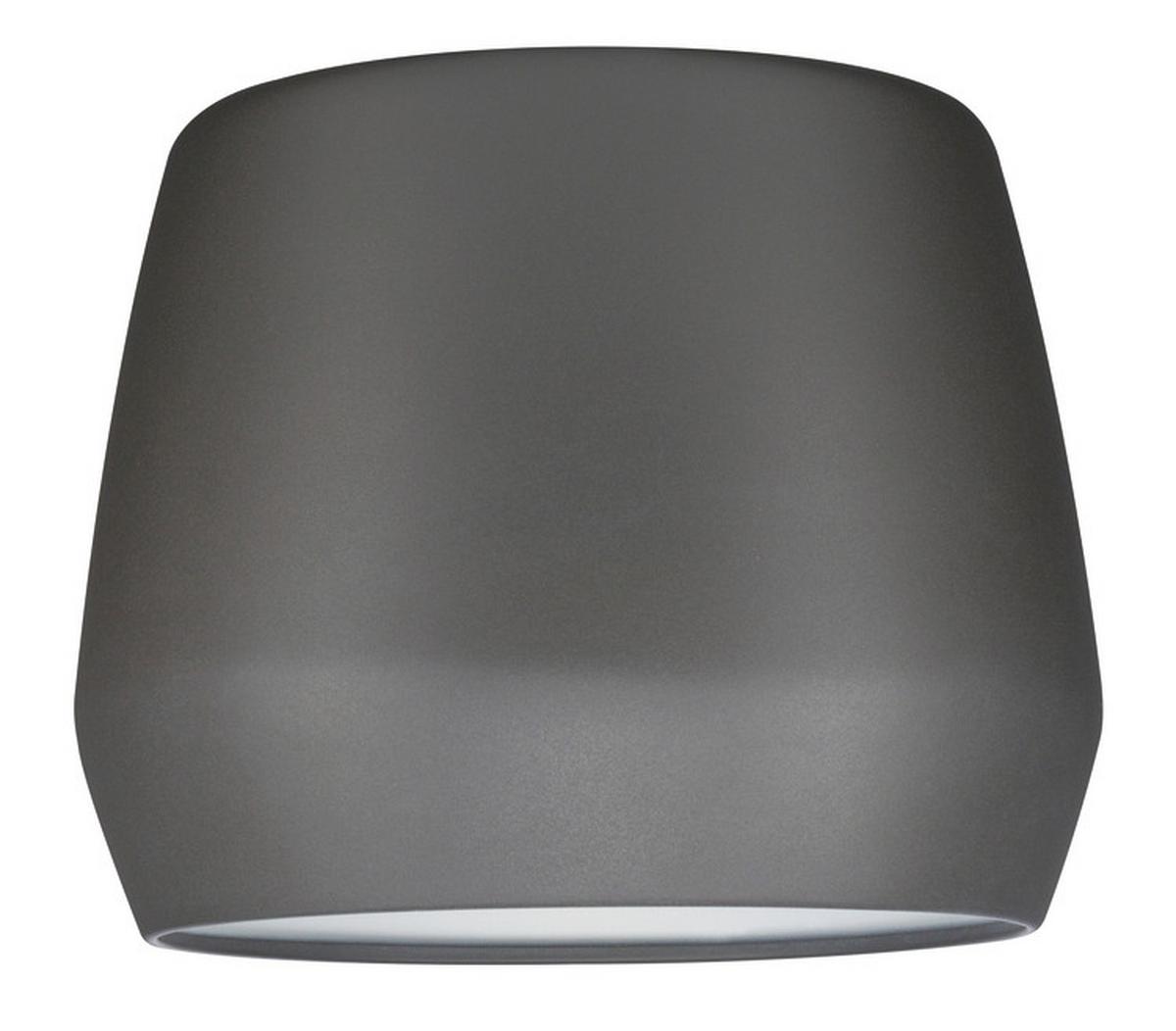 Schienensystem-Leuchtenschirm in Grau Ø 23cm - Grau, Design, Metall (23/28cm) - Paulmann