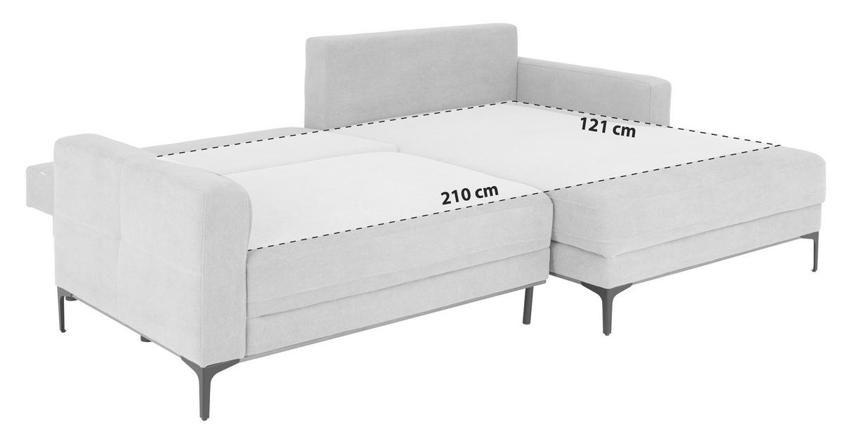 Coltar BERGAMO - bej, Modern, textil (238/162cm) - Mömax