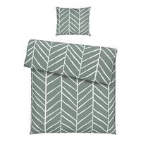 BETTWÄSCHESET MARBLE - Jadegrün, Konventionell, Textil (160/210cm) - Modern Living