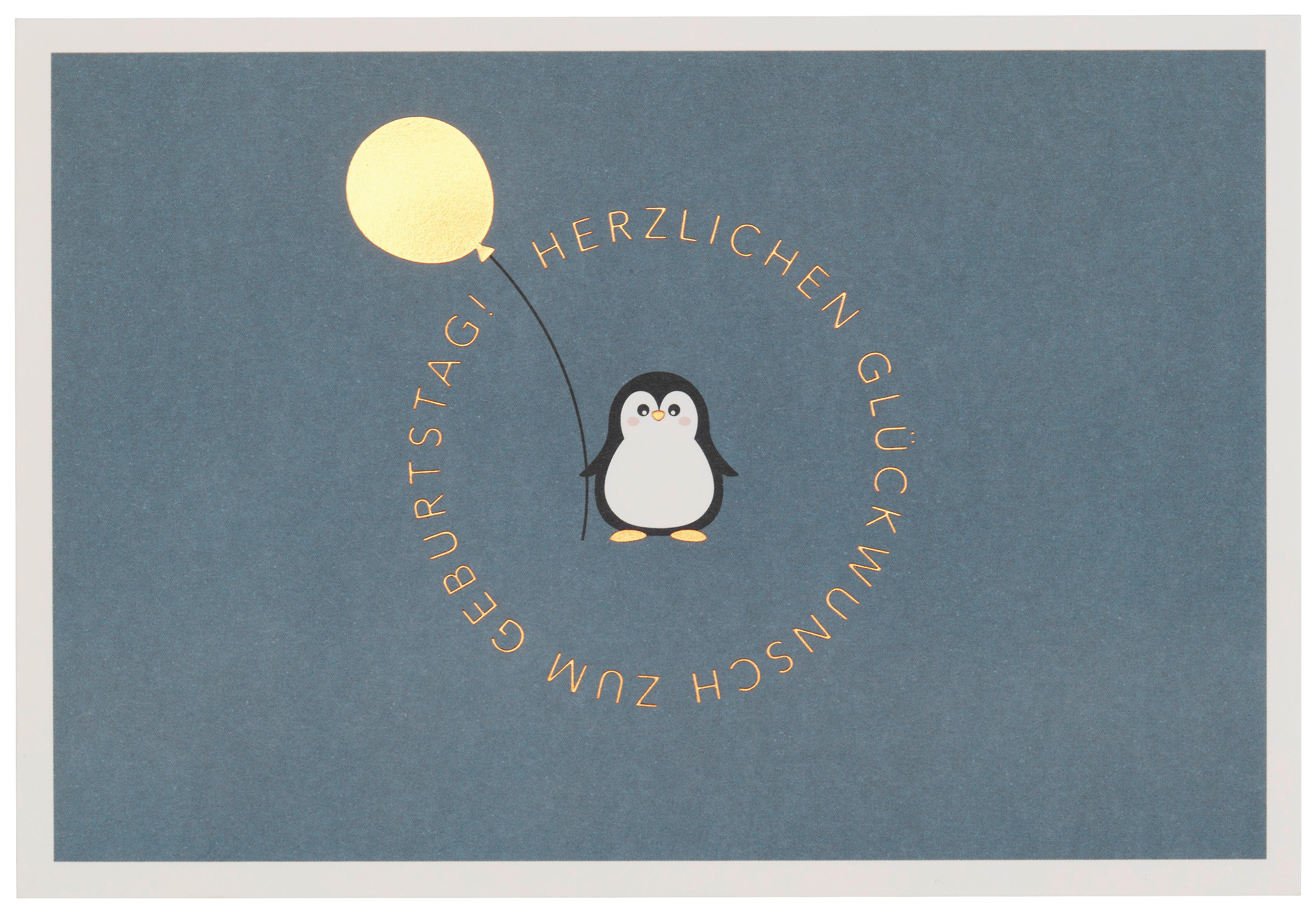 Postkarte Kupfergold in Multicolor - Multicolor, Basics, Papier (15,7/11,5cm)