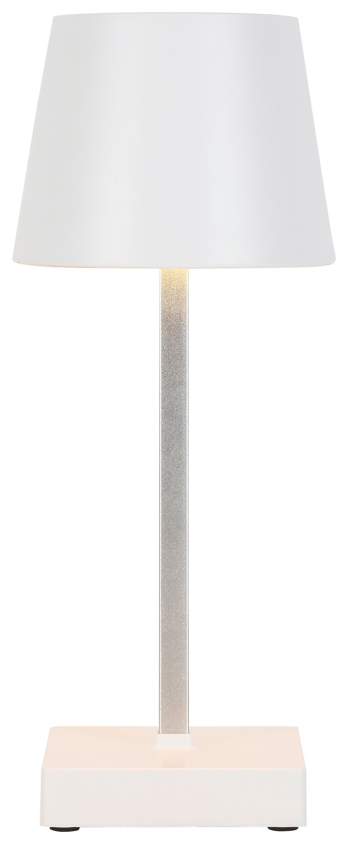 Led-dekorativna Svjetiljka Gopi - bijela/srebrne boje, Romantično / ladanjski, metal/plastika (10,5/26cm) - Modern Living