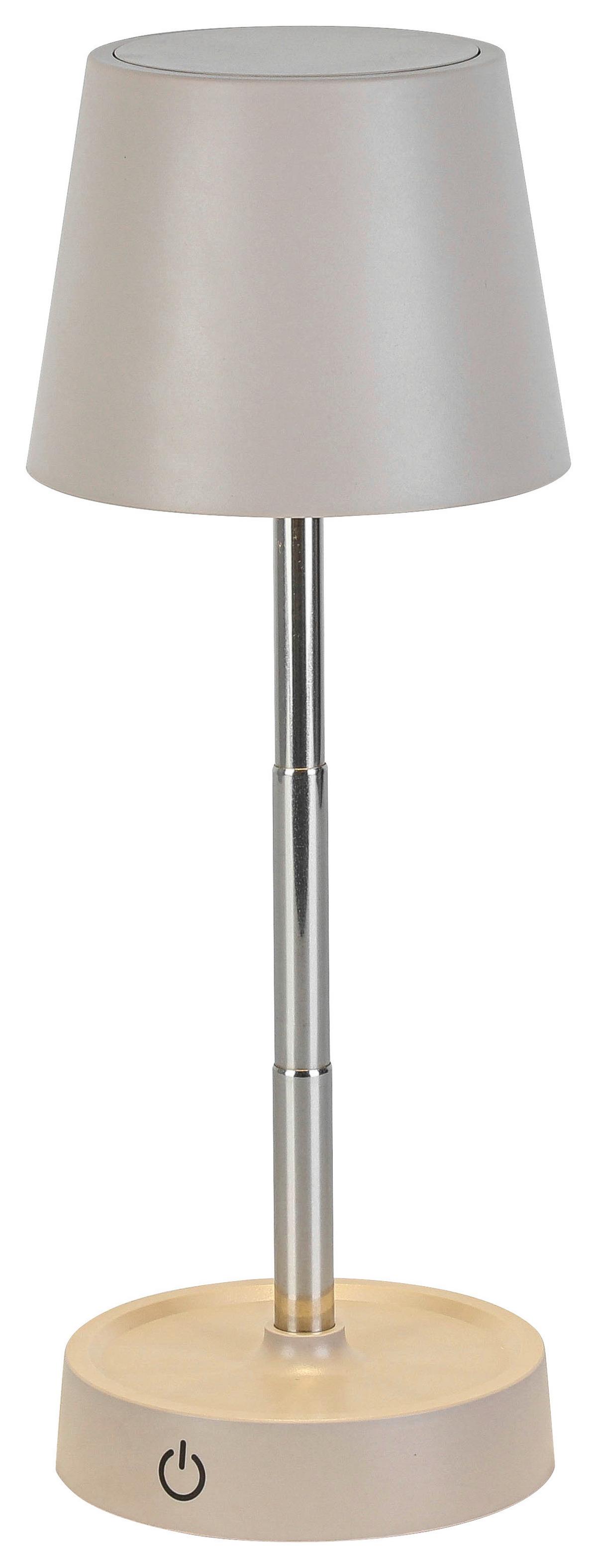 LED-Tischleuchte Klappi max. 1,2 Watt - Sandfarben, MODERN, Kunststoff/Metall (10,5/11-28cm) - Mömax