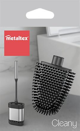 Cleany Lava 185517 - fekete, műanyag (4/13/9,5cm) - Metaltex