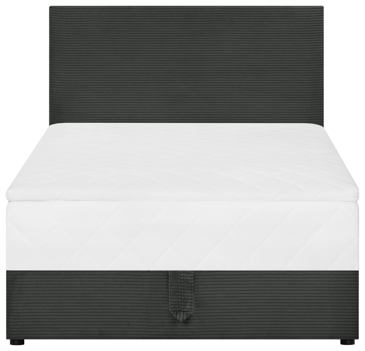 Boxbett Boxy Anthrazit ca. 100x200cm - Anthrazit, KONVENTIONELL, Textil (100/200cm) - Based