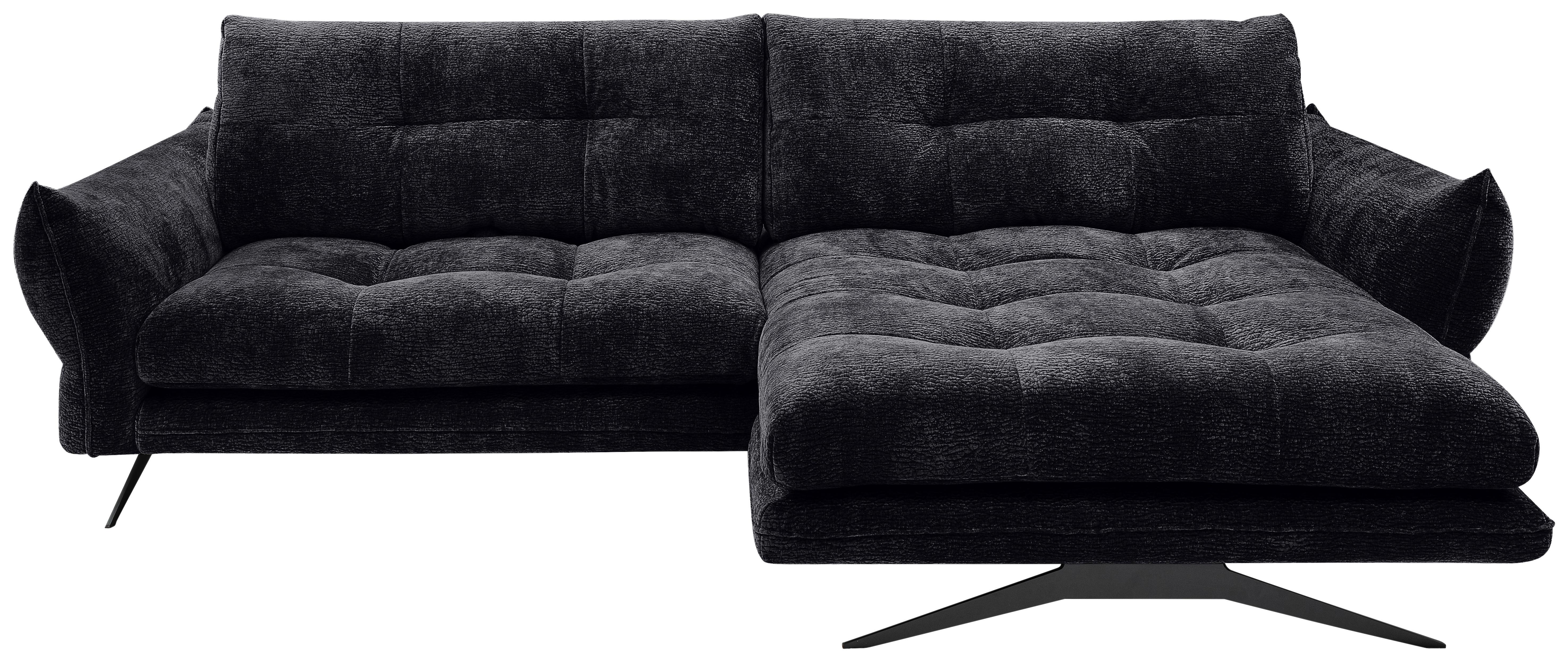 Coltar BAXTER - grafit, Modern, textil (280/68-87/177cm) - Premium Living