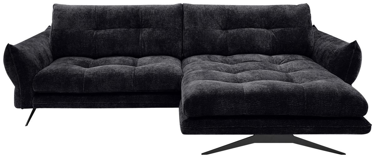 Coltar BAXTER - grafit, Modern, textil (280/68-87/177cm) - Premium Living