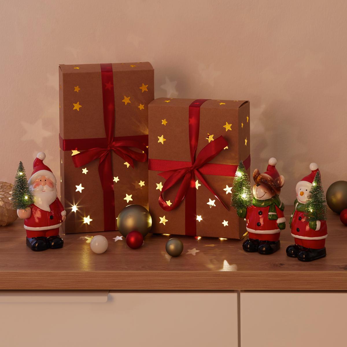 lampe décorative LED in div. Designs - vert/noir, Konventionell, céramique (9.5/14.5cm) - Modern Living