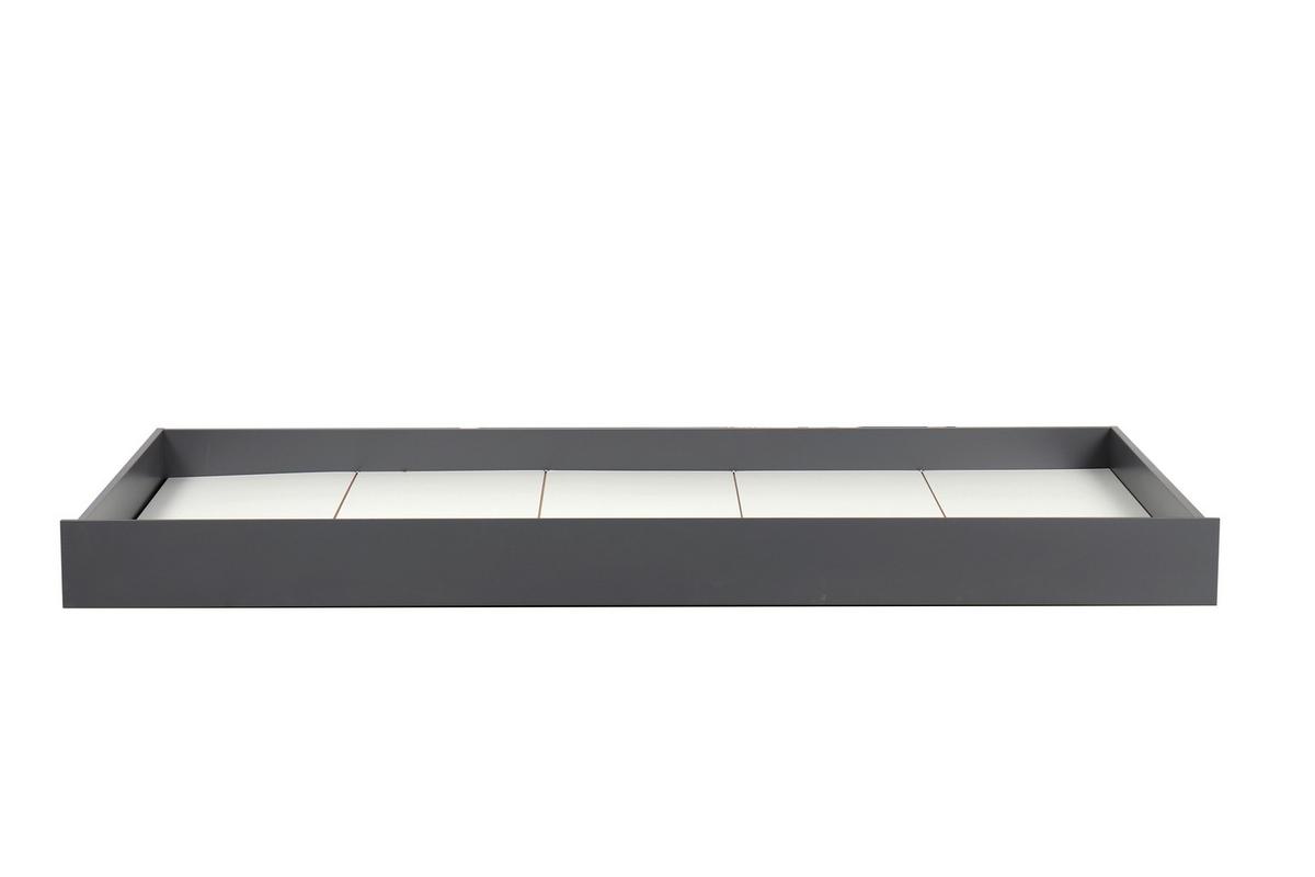 Hausbett ca. 90x200 cm Dunkelgrau/Naturfarben - Dunkelgrau/Naturfarben, Design, Holz/Holzwerkstoff (90/200cm) - Livetastic