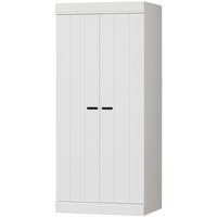 Drehtürenschrank Connect Weiß - Weiß, Design, Holz/Holzwerkstoff (77/175/56cm) - Livetastic