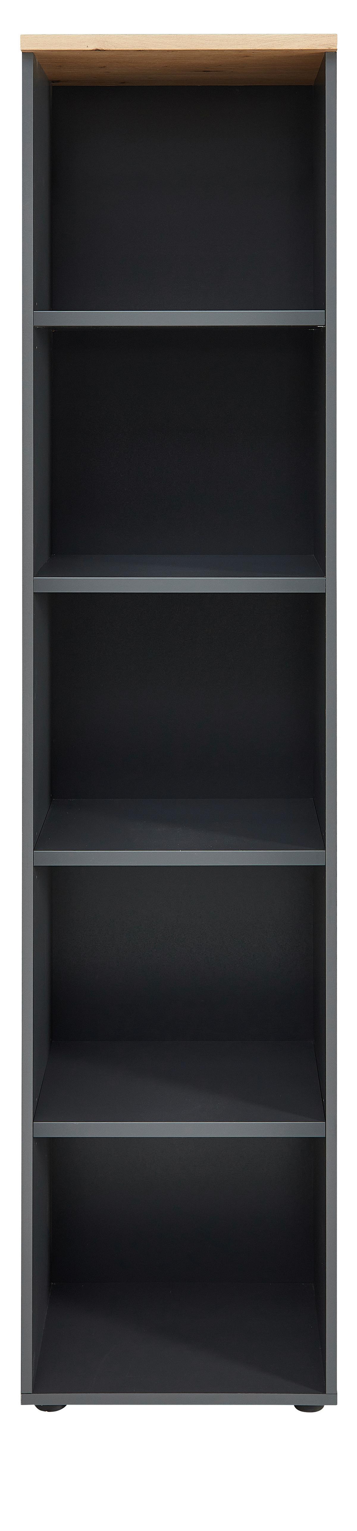 Álló Polc Memphis - grafitszürke/Artisan tölgy, Modern, faalapú anyag (45/197/38cm) - Premium Living