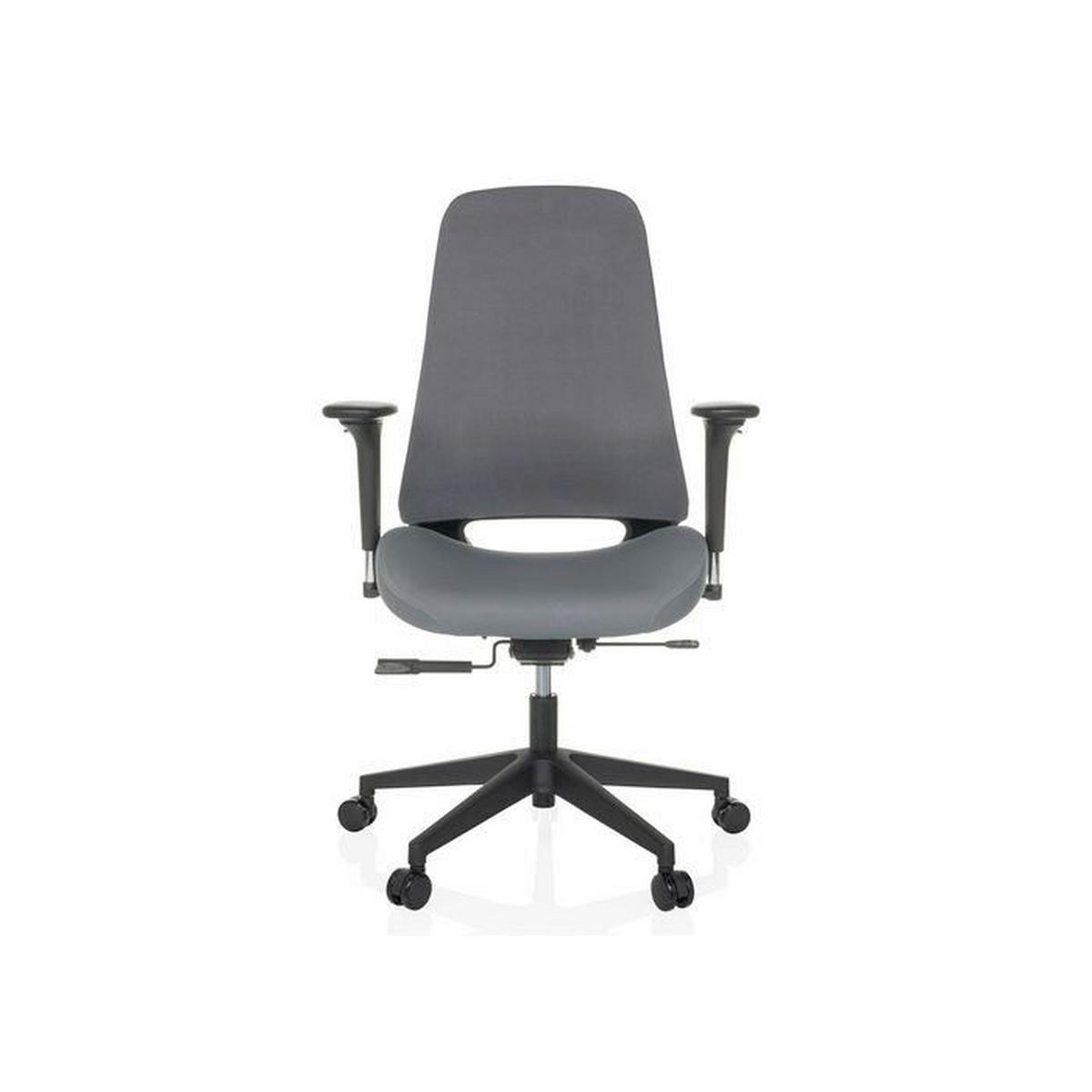 Pisarniški Stol Henfield B, Siva - siva/črna, Moderno, umetna masa/tekstil (67/111 - 120/64cm) - MID.YOU