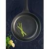STEKPANNA BLACK LINE - svart, Klassisk, metall/plast (24/5cm) - Gourmesto