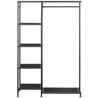WIESZAK STOJĄCY ACTION - czarny, Modern, metal (100/155/35cm) - PBJ