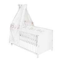ZESTAW DO ŁÓŻKA SZCZEBELKOWEGO 5210317140 - biały, Basics, tkanina (100/135cm) - Julius Zöllner
