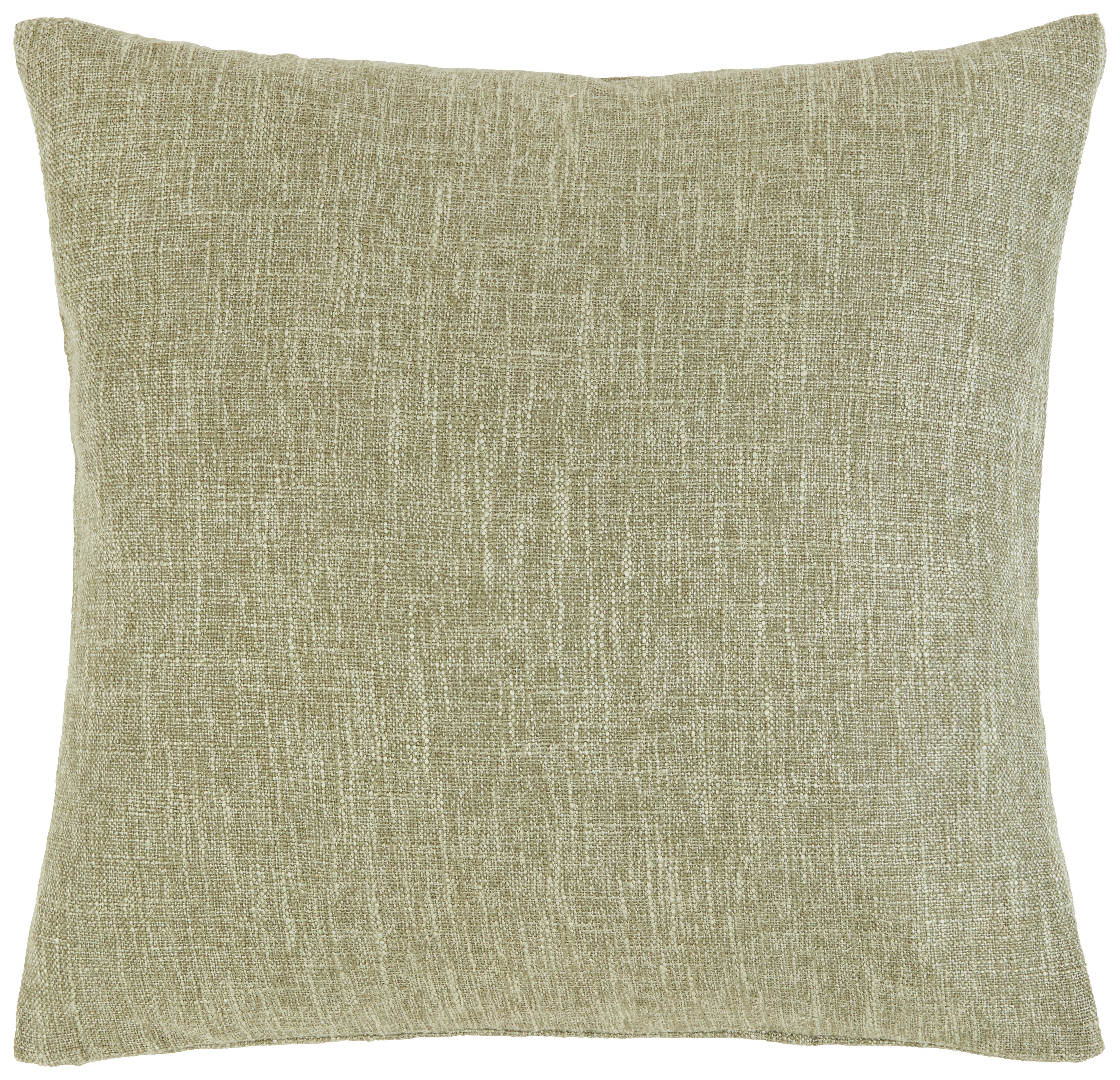 Kissenhülle Leinenoptik in Grün ca. 40x40cm - Grün, Textil (40/40cm) - Modern Living