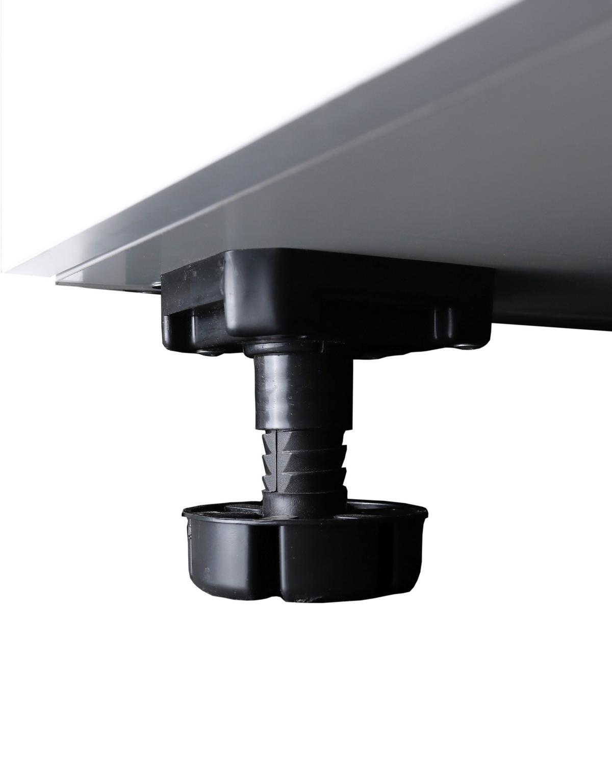 Waschmaschinenschrank Clara Weiß B: ca. 67,4 cm - Edelstahlfarben/Weiß, KONVENTIONELL, Holzwerkstoff/Metall (67,4/200/67,6cm) - Respekta