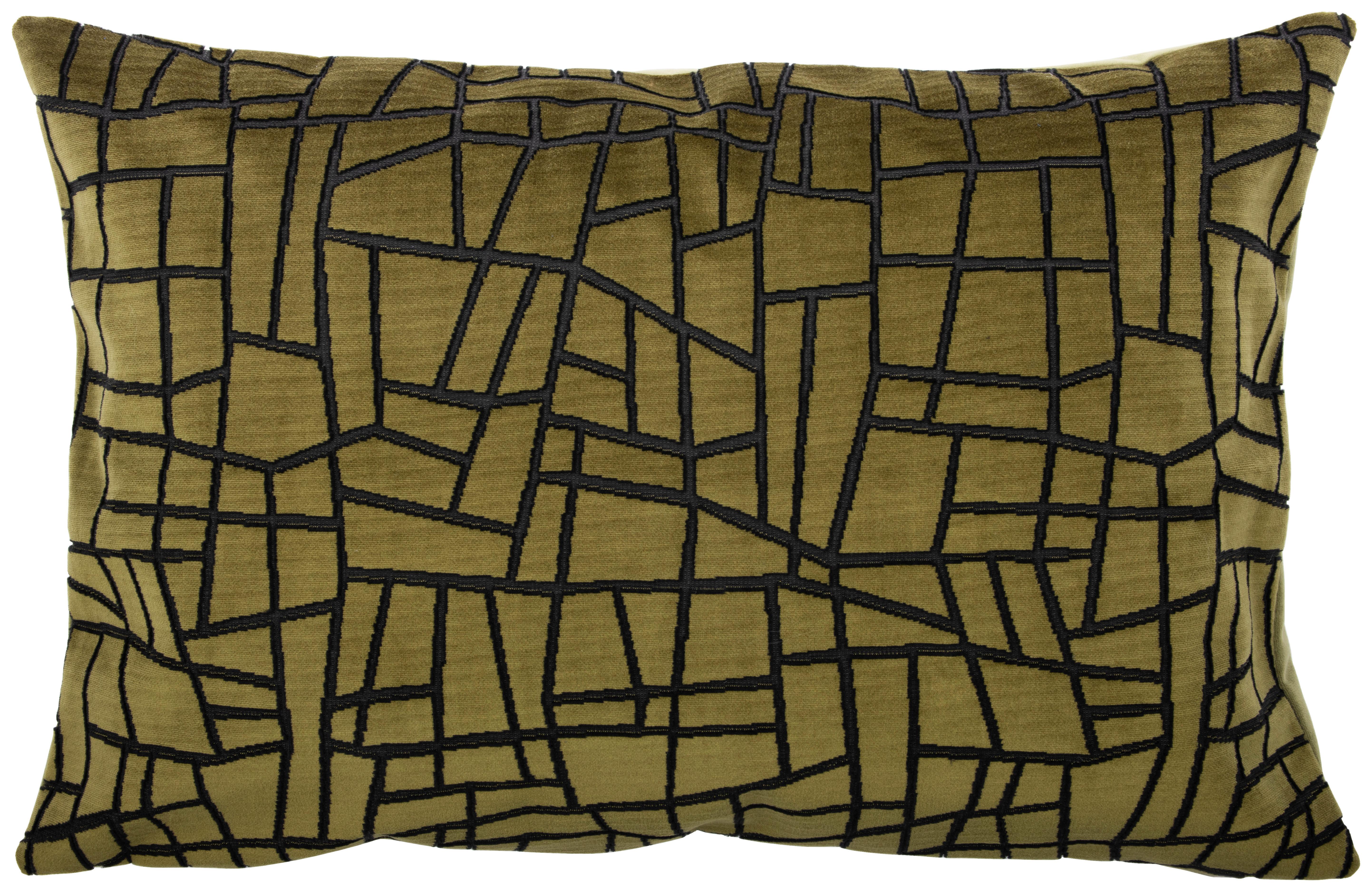 Kissenhülle Georg Grün ca. 40x60cm - Olivgrün, Textil (40/60cm)