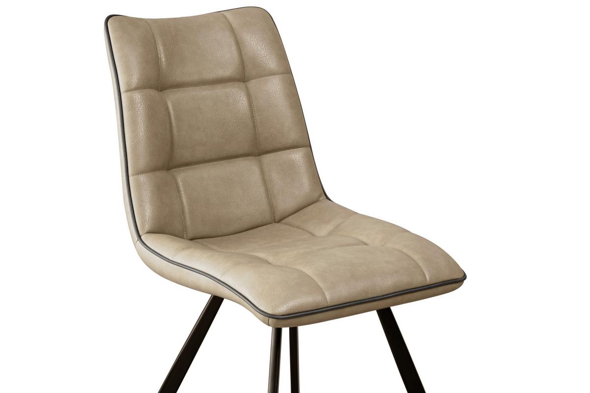 Stolica Bond - cappuccino/crna, Basics, drvo/metal (47/86/61cm) - Mömax