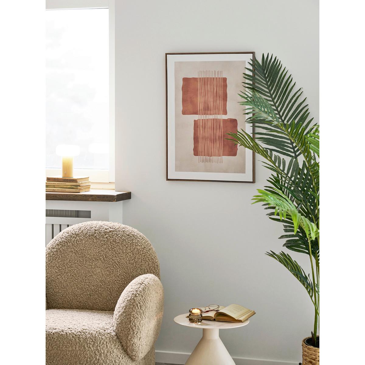 Leinwandbild Mina Canvas Print Beige ca. 50x70cm - Beige/Naturfarben, Basics, Holzwerkstoff/Textil (50/70/2,5cm)
